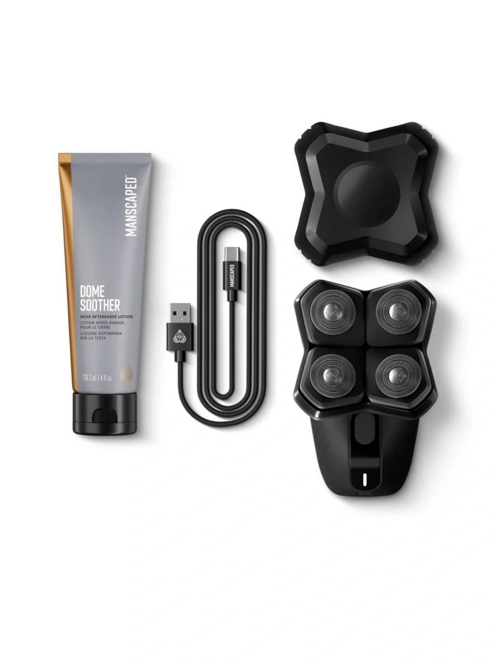 Manscaped Dome Head Shaver Kit — Black